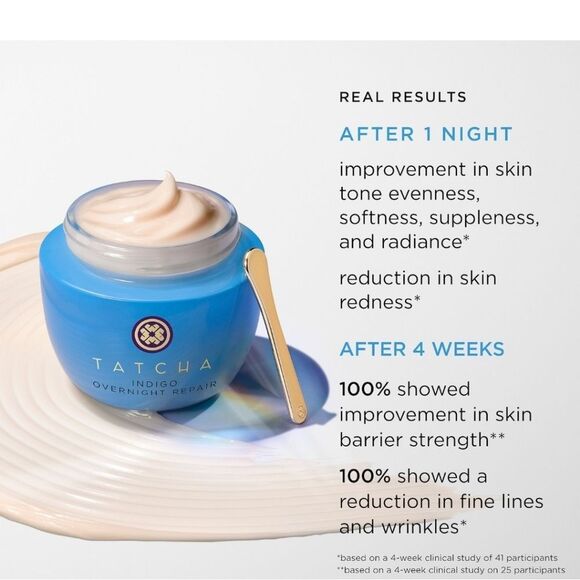 Tatcha Indigo Overnight Repair Cream - Picture 3 of 6